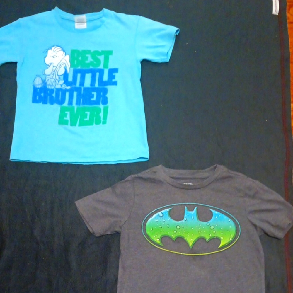 Charlie Brown & Batman Tees